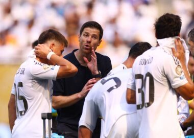 Xabi Alonso in Madrid Match vs Barcelona