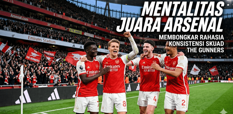 Para pemain Arsenal menunjukkan ekspresi fokus dan ketenangan penuh determinasi di lapangan Emirates Stadium saat menghadapi tekanan pertandingan.
