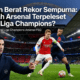 Mikel Arteta memberikan instruksi taktis di pinggir lapangan menjelang laga final Liga Champions