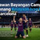 Ivan Rakitic melakukan selebrasi emosional setelah mencetak gol krusial untuk FC Barcelona