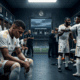 Ekspresi lesu pemain Real Madrid di lapangan sebagai simbol krisis internal dan penurunan performa tim