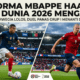 Duel sengit Kylian Mbappe dan Erling Haaland saat membela negara masing-masing di fase grup Piala Dunia 2026