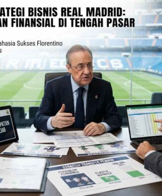 Presiden Real Madrid Florentino Perez dan jajaran manajemen klub mengelola strategi transfer pemain dan keuangan klub.