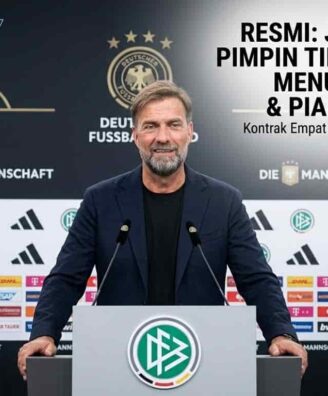 Jurgen Klopp resmi diperkenalkan sebagai pelatih baru tim nasional Jerman dengan filosofi heavy metal football