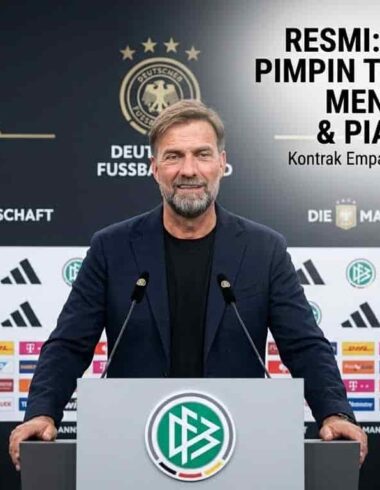 Jurgen Klopp resmi diperkenalkan sebagai pelatih baru tim nasional Jerman dengan filosofi heavy metal football