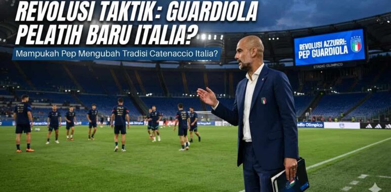 Ilustrasi wacana Pep Guardiola menjadi pelatih tim sepak bola nasional Italia