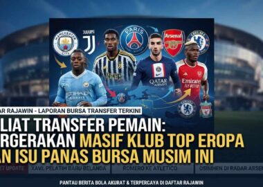 Inovasi dan dinamika pergerakan bursa transfer pemain sepak bola antar klub top Eropa hari ini.