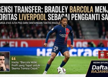 Winger PSG Bradley Barcola yang menjadi target utama dalam rumor transfer Bradley Barcola Liverpool