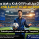 Atmosfer megah stadion menjelang pertandingan final Liga Champions yang digelar lebih awal