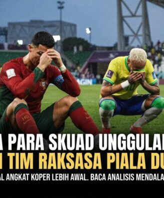 Ekspresi lesu para pemain bintang Eropa dan Amerika Latin setelah timnya tersingkir prematur dari kompetisi Piala Dunia 2026.