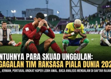 Ekspresi lesu para pemain bintang Eropa dan Amerika Latin setelah timnya tersingkir prematur dari kompetisi Piala Dunia 2026.