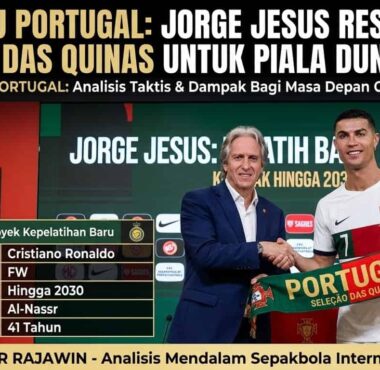 Jorge Jesus resmi diperkenalkan oleh FPF sebagai pelatih baru timnas Portugal dengan kontrak jangka panjang