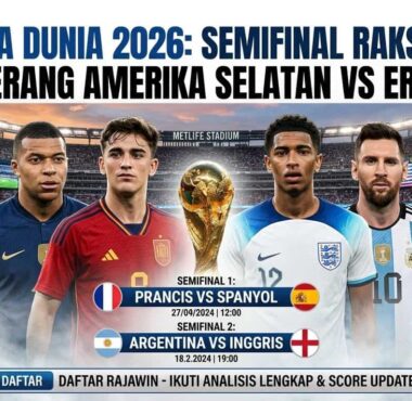 Jadwal dan hasil pertandingan babak semifinal turnamen sepak bola dunia tahun dua ribu dua puluh enam