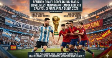 Duel sengit perebutan trofi antara kolektivitas timnas Spanyol melawan magis individu Lionel Messi di final Piala Dunia 2026.