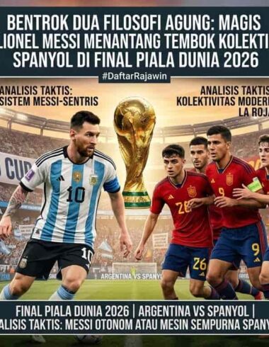 Duel sengit perebutan trofi antara kolektivitas timnas Spanyol melawan magis individu Lionel Messi di final Piala Dunia 2026.